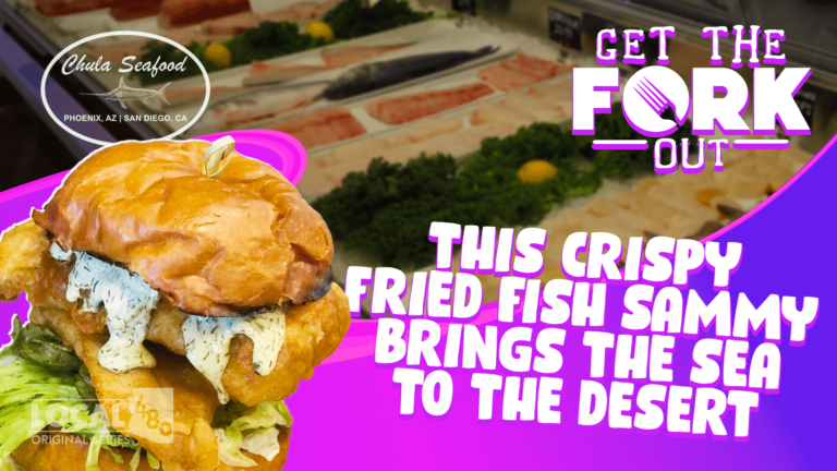 This CRISPY FRIED FISH SANDWICH Brings The Sea to the Desert